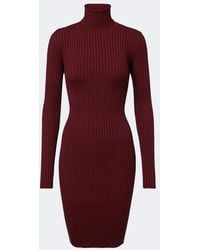 Wolford - Ribbed-Knit Wool And Cotton-Blend Minidress - Lyst