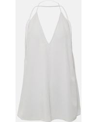 TOTEME - Double-Halter Silk Top - Lyst
