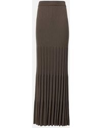 JOSEPH - Merino Ribbed-Knit Wool Maxi Skirt - Lyst
