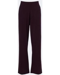 Extreme Cashmere - N°479 Runaway Cashmere-Blend Wide-Leg Pants - Lyst