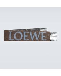 Loewe - Schal Aus Einem Alpakawollgemisch - Lyst
