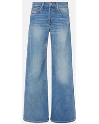 RE/DONE - Mid-Rise Wide-Leg Jeans Cotton Stretch - Lyst