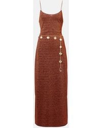 Oséree - Lumiere Belted Maxi Dress - Lyst