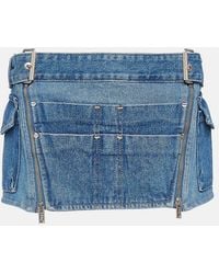 Dion Lee - Toolbelt Denim Miniskirt - Lyst