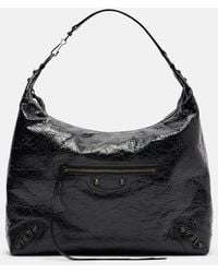 Balenciaga - Le City Medium Leather Shoulder Bag - Lyst