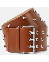 Blumarine - Wide Studded Leather Belt - Lyst