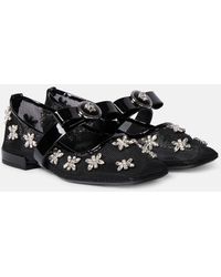 Versace - Ribbon Flat Shoes - Lyst