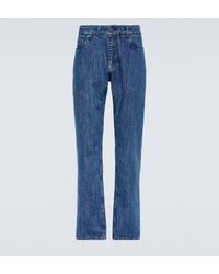 Etro - Jean droit a taille basse - Lyst