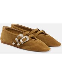 Le Monde Beryl - Claudia Leather Ballet Flats - Lyst