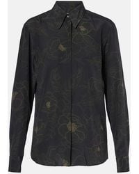 Dries Van Noten - Floral Silk Shirt - Lyst