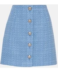 Veronica Beard - Rubra Cotton-blend Tweed Skirt - Lyst