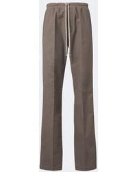 Rick Owens - Dietrich Cotton Twill Straight Pants - Lyst