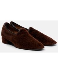 Herbert Levine - Soft Touch Shearling Loafers - Lyst