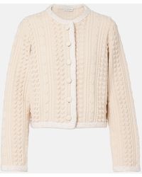 Altuzarra - Cardigan Stef Aus Einem Wollgemisch - Lyst