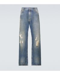 Herren Bekleidung Jeans Jeans mit Gerader Passform Dolce & Gabbana Denim Jeanshose in Blau für Herren 