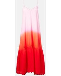 Juliet Dunn - Ombre Silk Midi Dress - Lyst