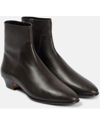 The Row - Ankle Boots Awar 25 Aus Leder - Lyst