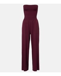 Eres - Dao Strapless Jersey Jumpsuit - Lyst