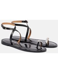 Amanu - Kigali Embellished Leather Sandals - Lyst