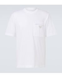 Prada - Cotton T-Shirt - Lyst