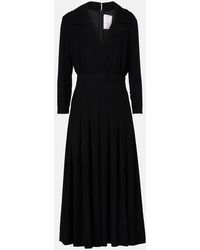 Carolina Herrera - Vestido Largo Plisado - Lyst