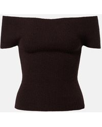 Extreme Cashmere - N°381 Libra Cashmere-Blend Top - Lyst