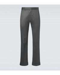 Tom Ford - Mouline Wool Twill Straight Pants - Lyst