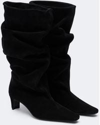 STAUD - Bottes Wally En Daim - Lyst