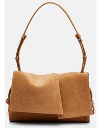 Christian Louboutin - Baggy Small Suede Shoulder Bag - Lyst