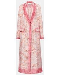 Dries Van Noten - Printed Silk Coat - Lyst