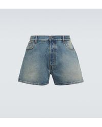 Prada - Shorts Di Jeans - Lyst