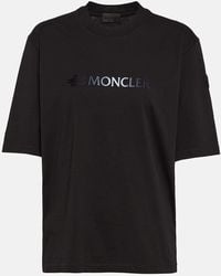 Moncler - T-shirt in jersey di cotone - Lyst