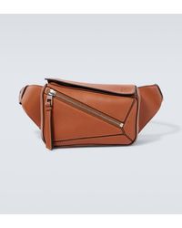 Loewe - Puzzle Mini Leather Belt Bag - Lyst