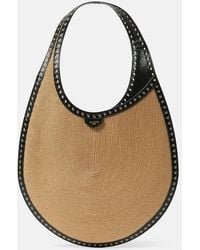 Alaïa - One Piece Medium Paper Straw Shoulder Bag - Lyst