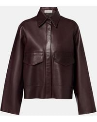 Nour Hammour - Darcy Leather Jacket - Lyst