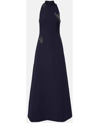 Safiyaa - Verzierte Robe Priscilla Aus Crepe - Lyst