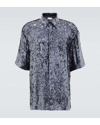 Dries Van Noten - Sequined Shirt - Lyst