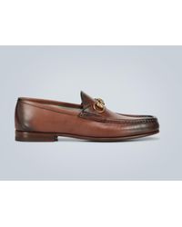 gucci jordaan loafer brown
