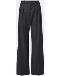 Loulou de Saison - Sbiru Virgin Wool Wide-Leg Pants - Lyst