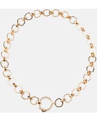 Repossi - Antifer 18kt Rose Gold Necklace With Diamonds - Lyst