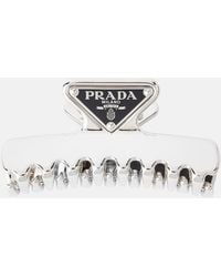 Prada - Horquilla Con Logo - Lyst