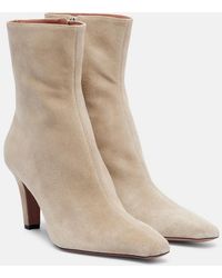 Paris Texas - Belle Suede Ankle Boots - Lyst