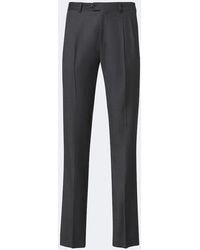 Rubinacci - Virgin Wool Straight Pants - Lyst