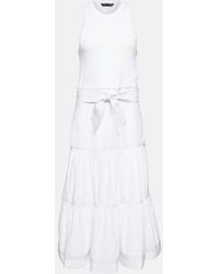 Veronica Beard - Austyn Cotton-Blend Midi Dress - Lyst