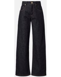 Brunello Cucinelli - Mid-Rise Wide-Leg Jeans - Lyst