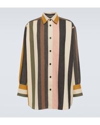JW Anderson - Striped Cotton Shirt - Lyst
