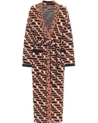 Missoni Wool-blend Jacquard Longline Cardigan - Multicolour