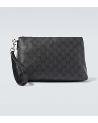 Gucci - Essence Classic Small Gg Canvas Pouch - Lyst