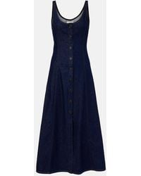 Citizens of Humanity - X Argent Farrow Denim Midi Dress - Lyst
