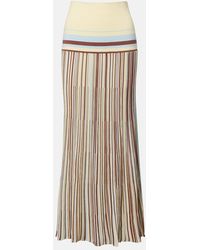 Faithfull the Brand - Citara Striped Cotton-Blend Maxi Skirt - Lyst
